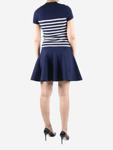Load image into Gallery viewer, Blue short-sleeved striped dress - size L Dresses Polo Ralph Lauren 
