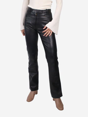 Black leather trousers - size IT 42 Trousers Gucci 