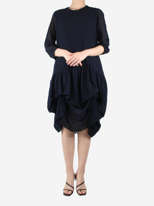 Morgane Le Fay Blue wool blend dress - size M