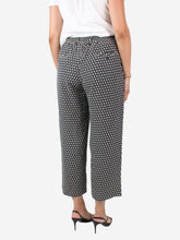 Load image into Gallery viewer, Black elasticated waist printed trousers - size IT 38 Trousers Marni 
