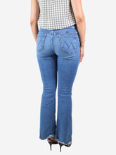 Load image into Gallery viewer, Blue flared jeans - size W29 Trousers Mother 
