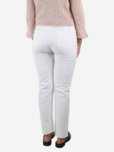 Load image into Gallery viewer, White high-rise slim jeans - size W28 Trousers Victoria Beckham 
