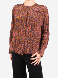 Soeur Multicolour floral print button-down blouse - size FR 36