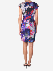 Erdem Multicoloured floral patterned dress - size UK 10