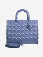 Load image into Gallery viewer, Blue 2022 Lady Dior bag Top Handle Bags Christian Dior 
