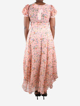 Load image into Gallery viewer, Pink floral ruffle sleeve maxi dress - size US 6 Dresses Love Shack Fancy 
