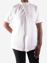 Load image into Gallery viewer, White short-sleeved top - size FR 42 Tops Balenciaga 
