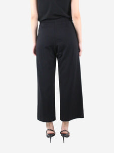Nude Black elasticated waist trousers - size UK 8