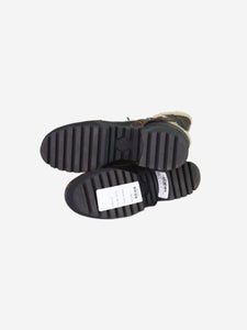 Suede Platform Sneakers Louis Vuitton - IT 37.5, buy pre-owned at