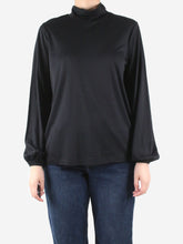 Load image into Gallery viewer, Black high-neck top - size M Tops A.P.C. 
