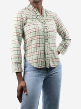 Load image into Gallery viewer, Green check flannel shirt - size FR 40 Tops Isabel Marant Etoile 
