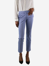 Load image into Gallery viewer, Blue low-waisted tailored trousers - size IT 38 Trousers Etro 
