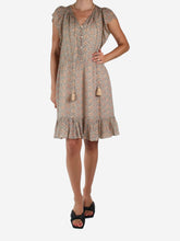 Load image into Gallery viewer, Vanessa Bruno Multi ruffle floral printed dress - size UK 10 Dresses Vanessa Bruno 
