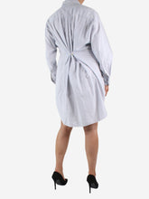 Load image into Gallery viewer, Blue long-sleeved shirt dress - size FR 34 Dresses Isabel Marant Etoile 
