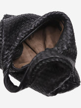 Load image into Gallery viewer, Black intrecciato leather hobo bag Shoulder bags Bottega Veneta 
