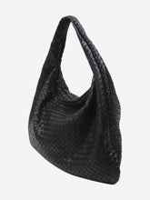 Load image into Gallery viewer, Black intrecciato leather hobo bag Shoulder bags Bottega Veneta 
