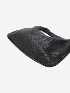Bottega Veneta Black intrecciato leather hobo bag