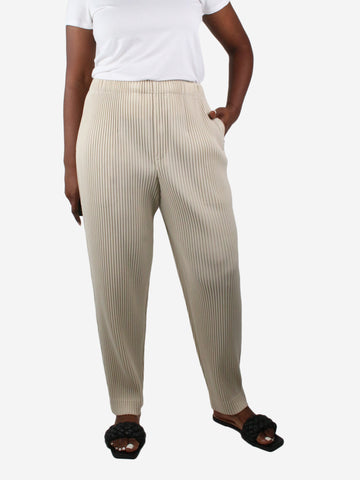 Neutral plisse trousers - size Trousers Homme Plisse 