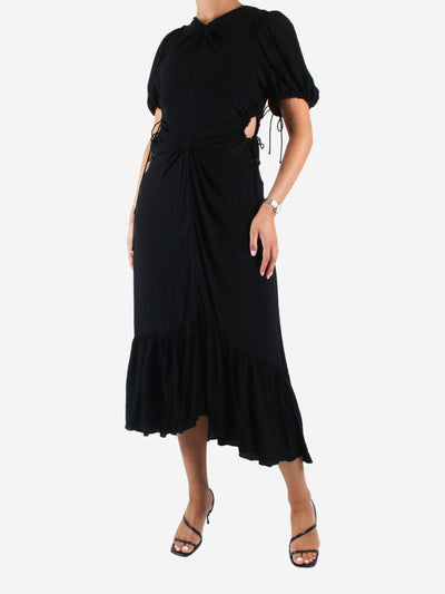 Black ruched midi dress - size US4 Dresses Proenza Schouler 