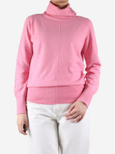 Load image into Gallery viewer, Akris pink roll neck jumper - size UK 10 Knitwear Akris 
