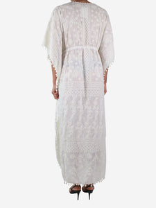 Pranella White tonal embroidered dress - size One Size