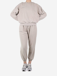 Pangaia Neutral crew neck jumper and tracksuit bottom set - size M