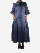Load image into Gallery viewer, Blue denim midi dress - size IT 48 Dresses Gabriela Hearst 
