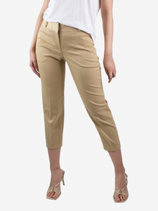 The Row Neutral cropped tailored trousers - size US 4