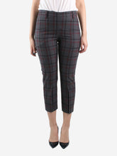 Load image into Gallery viewer, Brunello Cucinelli Grey check patterned trousers - size US 4 Trousers Brunello Cucinelli 
