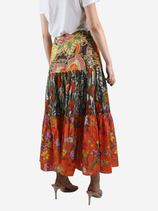 Gucci Multi floral printed maxi skirt  - size UK 8