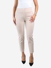 Load image into Gallery viewer, Neutral tailored trousers - size UK 10 Trousers Max Mara 
