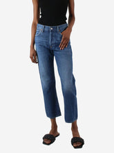 Load image into Gallery viewer, Blue high-rise cropped denim jeans - size W25 Trousers Citizens of Humanity 
