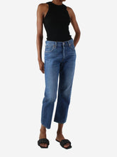 Load image into Gallery viewer, Blue high-rise cropped denim jeans - size W25 Trousers Citizens of Humanity 
