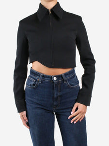 Recto Black crop jacket - size S