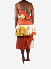 Load image into Gallery viewer, Multicoloured palm tree printed midi dress - size US 10 Dresses Johanna Ortiz 

