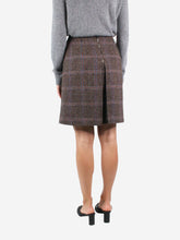 Load image into Gallery viewer, Brown check tweed skirt - size EU 36 Skirts Acne Studios 
