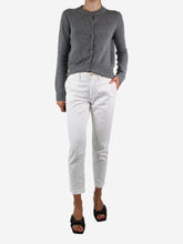Load image into Gallery viewer, White slim-fit trousers - size UK 6 Trousers Polo Ralph Lauren 
