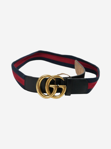 Blue striped GG belt Belts Gucci 