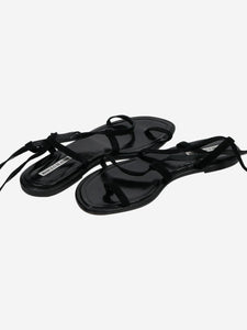 Manolo Blahnik Black sandal - size EU 38.5