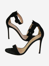 Load image into Gallery viewer, Black stiletto heels with ankle strap - size EU 39 Heels Gianvito Rossi 
