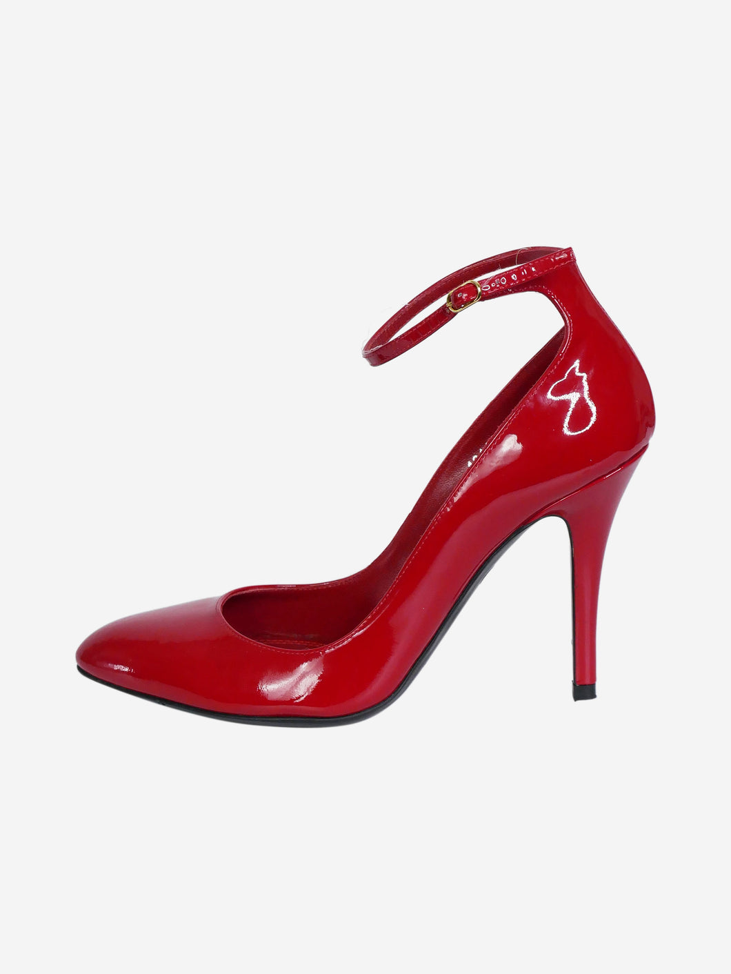 Red heels with ankle strap - size EU 38 Shoes Ralph Lauren 