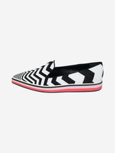 Load image into Gallery viewer, Black chevron loafers - size EU 38 Shoes Nicholas Kirkwood 
