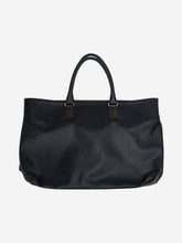 Load image into Gallery viewer, Black Marco Polo PVC and leather tote bag Tote Bags Bottega Veneta 
