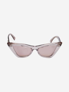 Bottega Veneta Clear cat eye sunglasses