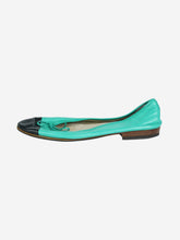 Load image into Gallery viewer, Turqoise ballet flats - size EU 37.5 Shoes Chanel 
