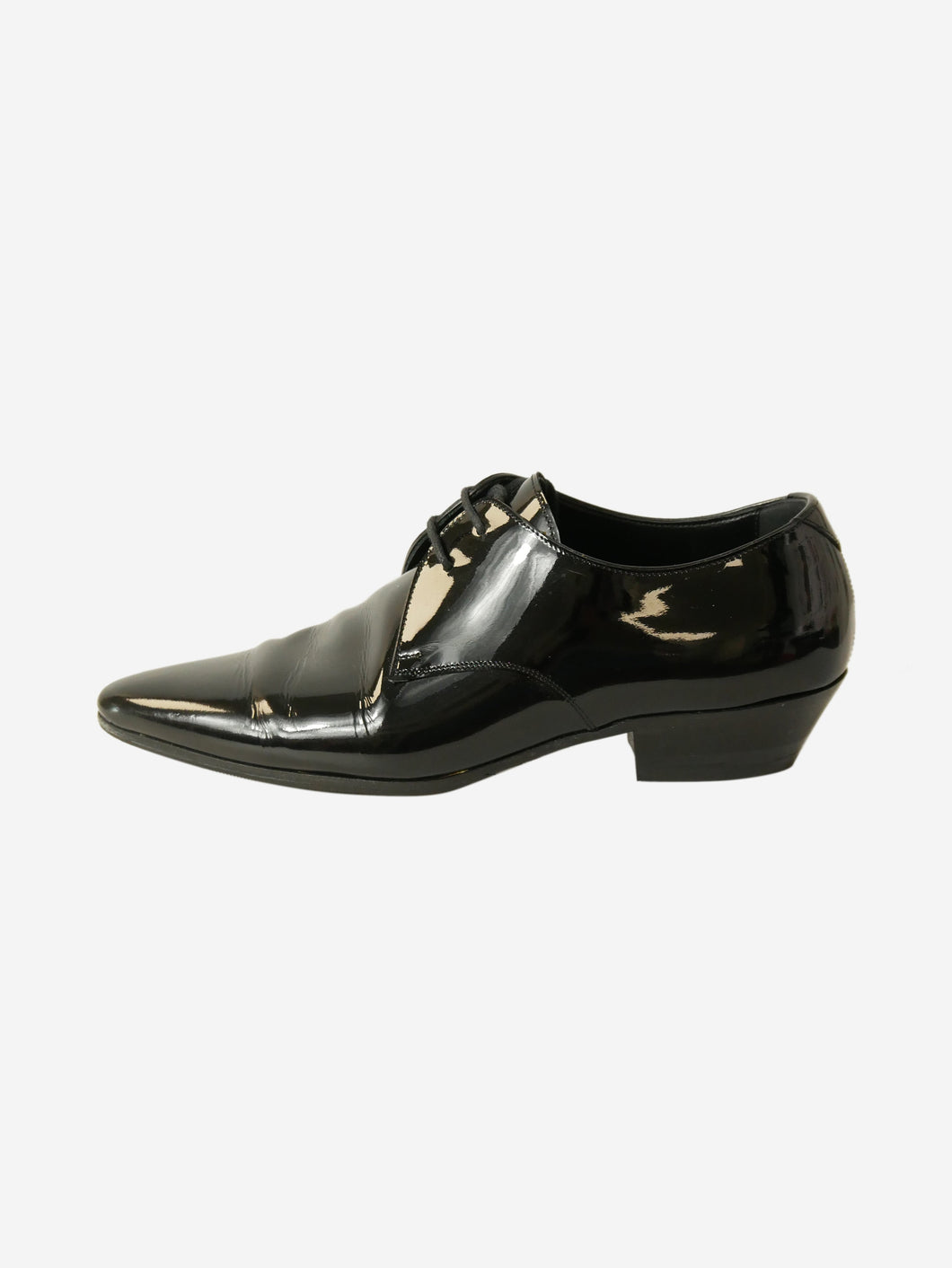 Black leather pointed-toe shoes - size EU 37.5 Flat Shoes Saint Laurent 