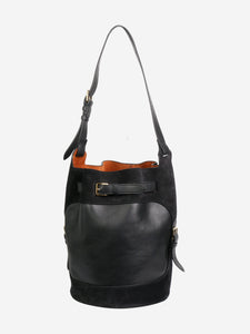 Altuzarra Black leather and suede handbag