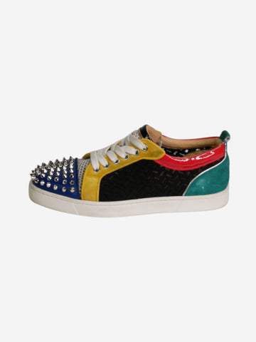 Christian Louboutin Womens Low-top Sneakers, Navy, 37.5