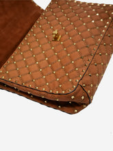 Load image into Gallery viewer, Brown large nappa rockstud spike bag Cross-body bags Valentino 
