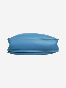 Hermes Blue Evelyne 2 PM Togo shoulder bag